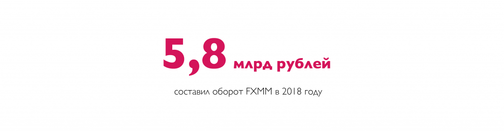 Итоги года 2018 - оборот FXMM